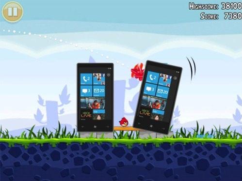 Angry Birds скоро выйдет на Windows Phone